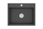 vidaXL 51513 Handmade Kitchen Sink Black Stainless Steel vidaXL 51513 Handmade Kitchen Sink Black Stainless Steel