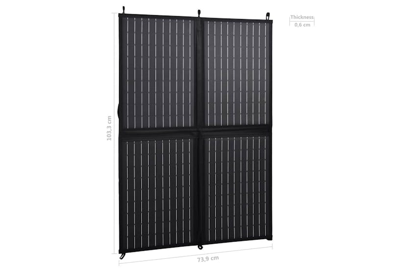 vidaXL 92002 Foldable Solar Panel Charger 100 W 12 V vidaXL 92002 Foldable Solar Panel Charger 100 W 12 V