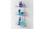 Metaltex 443453 3-tier Douche Rack Onda Silver Metaltex 443453 3-tier Douche Rack Onda Silver