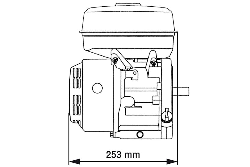 vidaXL 141246 6.5hp 4.8kw Black Petrol Engine vidaXL 141246 6.5hp 4.8kw Black Petrol Engine