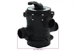 vidaXL 91729 Multiport Valve For Sand Filter Abs 1.5" 6-way vidaXL 91729 Multiport Valve For Sand Filter Abs 1.5" 6-way