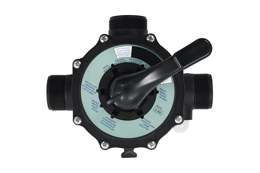 vidaXL 91729 Multiport Valve For Sand Filter Abs 1.5" 6-way vidaXL 91729 Multiport Valve For Sand Filter Abs 1.5" 6-way