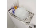 Tiger 418299 Bathroom Basket Caddy Silver 1400030946 Tiger 418299 Bathroom Basket Caddy Silver 1400030946