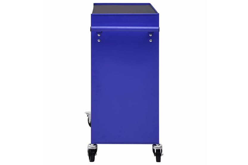 vidaXL 147188 Tool Trolley With 4 Drawers Steel Blue vidaXL 147188 Tool Trolley With 4 Drawers Steel Blue