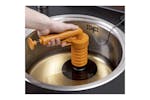 Drain Buster 409391 Handheld Drain Plunger Orange And Black Drain Buster 409391 Handheld Drain Plunger Orange And Black