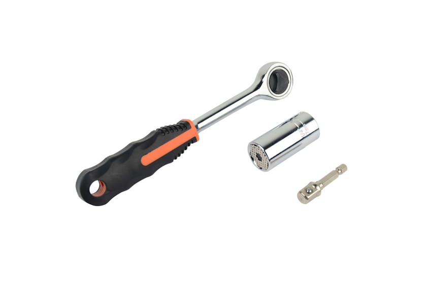 Bruder Mannesmann 433775 Universal Socket 7-19 Mm With Ratchet Bruder Mannesmann 433775 Universal Socket 7-19 Mm With Ratchet