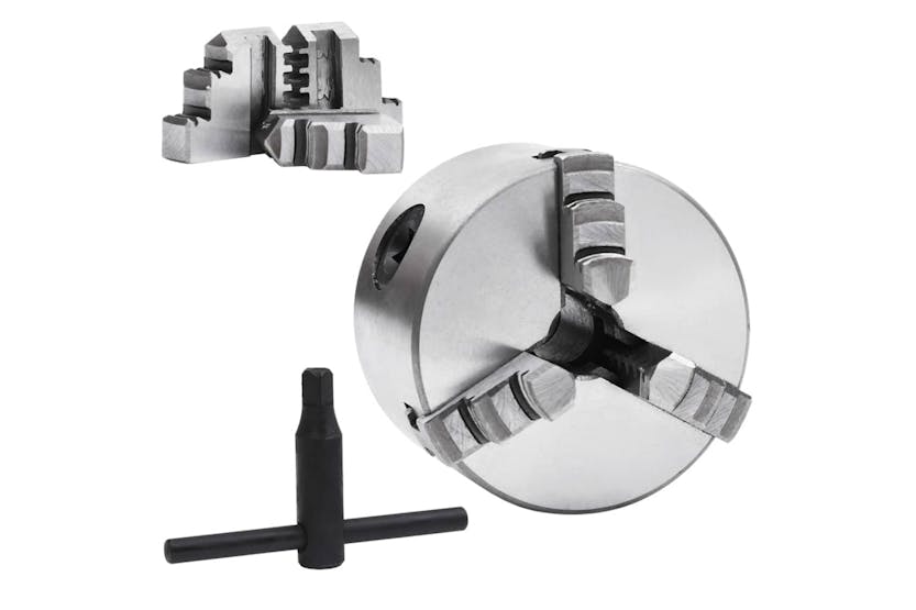 vidaXL 146704 3 Jaw Self-centering Lathe Chuck 80mm Steel vidaXL 146704 3 Jaw Self-centering Lathe Chuck 80mm Steel