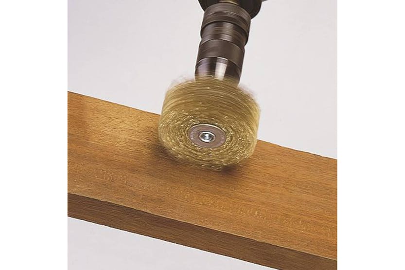 Wolfcraft 444137 Wood Grain Brush 80 Mm Yellow Wolfcraft 444137 Wood Grain Brush 80 Mm Yellow