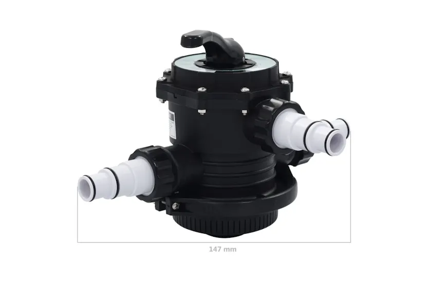 vidaXL 91730 Multiport Valve For Sand Filter Abs 1.5" 6-way vidaXL 91730 Multiport Valve For Sand Filter Abs 1.5" 6-way