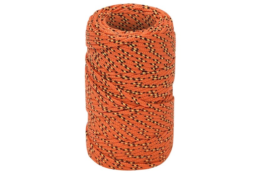 vidaXL 152639 Boat Rope Orange 2mm 500 M Polypropylene vidaXL 152639 Boat Rope Orange 2mm 500 M Polypropylene
