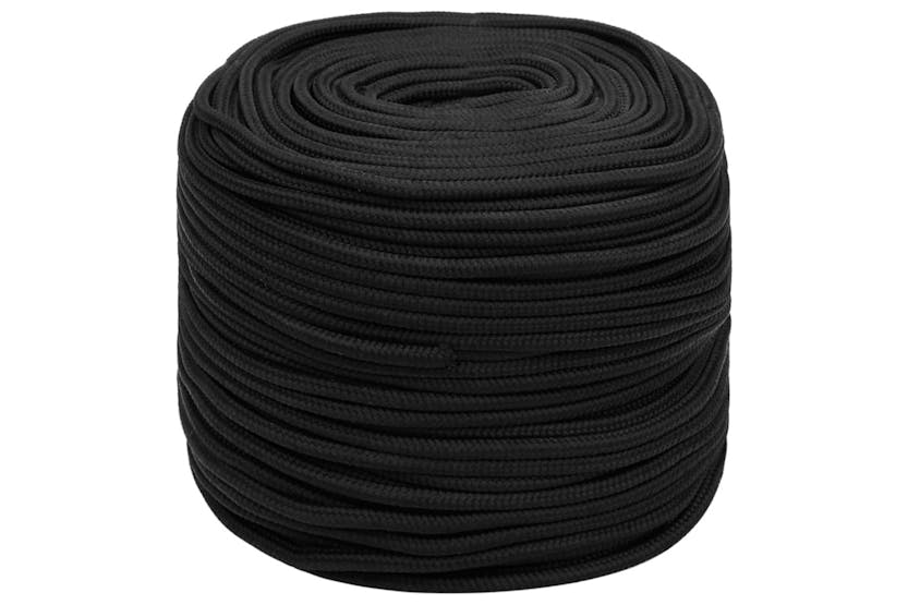 vidaXL 152496 Boat Rope Full Black 6mm 25 M Polypropylene vidaXL 152496 Boat Rope Full Black 6mm 25 M Polypropylene