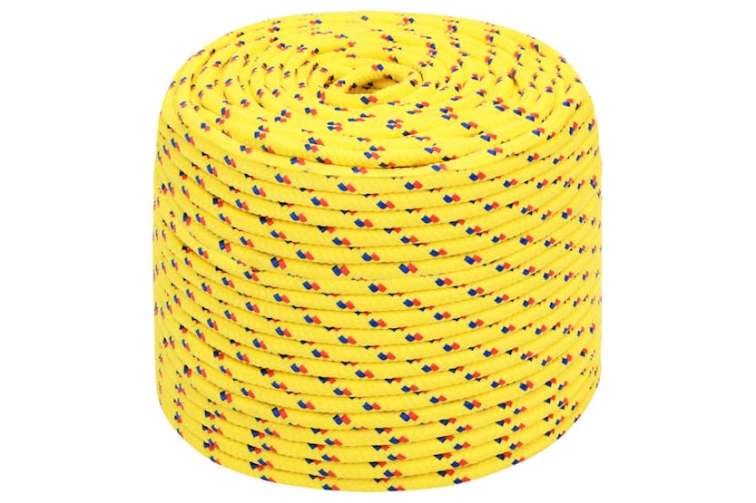 vidaXL 152603 Boat Rope Yellow 6mm 50 M Polypropylene vidaXL 152603 Boat Rope Yellow 6mm 50 M Polypropylene