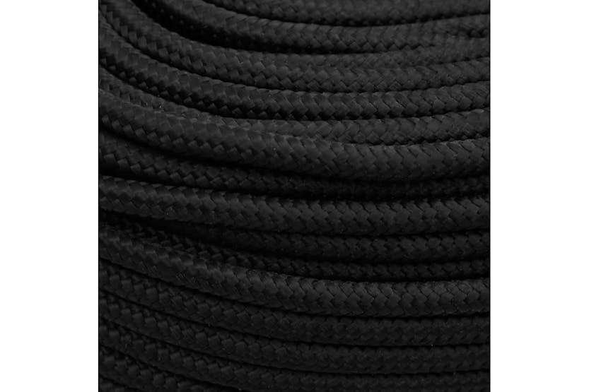 vidaXL 152496 Boat Rope Full Black 6mm 25 M Polypropylene vidaXL 152496 Boat Rope Full Black 6mm 25 M Polypropylene