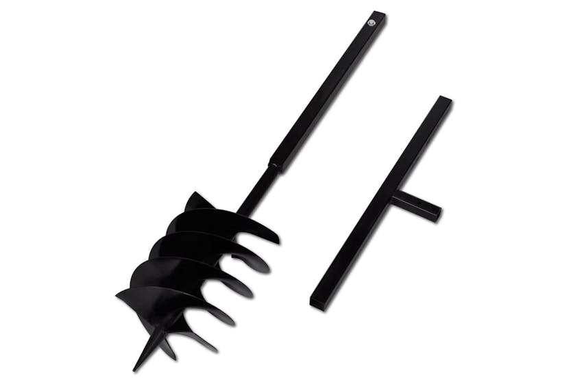 vidaXL 270537 Ground Drill With Handle 200mm With Extension Tube 13 M Steel vidaXL 270537 Ground Drill With Handle 200mm With Extension Tube 13 M Steel