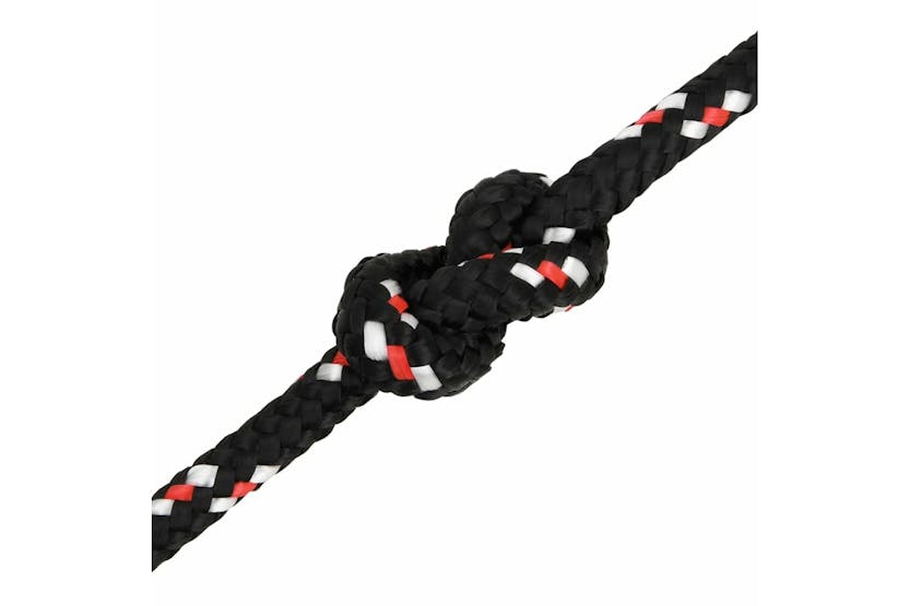 vidaXL 152342 Boat Rope Black 8mm 25 M Polypropylene vidaXL 152342 Boat Rope Black 8mm 25 M Polypropylene