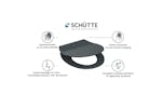 Schutte 435118 Duroplast Toilet Seat With Soft-close Slim Anthrazit Anthracite Schutte 435118 Duroplast Toilet Seat With Soft-close Slim Anthrazit Anthracite