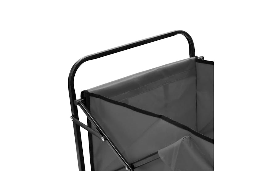 vidaXL 145511 Folding Hand Trolley Steel Grey vidaXL 145511 Folding Hand Trolley Steel Grey