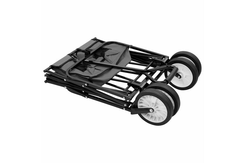 vidaXL 145511 Folding Hand Trolley Steel Grey vidaXL 145511 Folding Hand Trolley Steel Grey