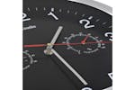 vidaXL 50624 Wall Clock With Quartz Movement Hygrometer Thermometer Black vidaXL 50624 Wall Clock With Quartz Movement Hygrometer Thermometer Black