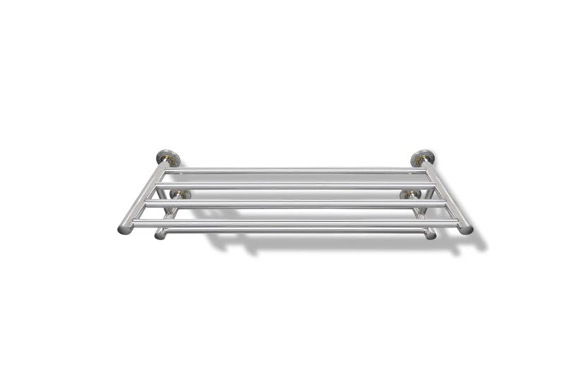 vidaXL 140334 Stainless Steel Towel Rack 6 Tubes vidaXL 140334 Stainless Steel Towel Rack 6 Tubes