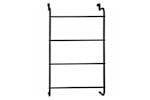 Bathroom Solutions 442473 Hanging Door Towel Rack Metal Black Bathroom Solutions 442473 Hanging Door Towel Rack Metal Black