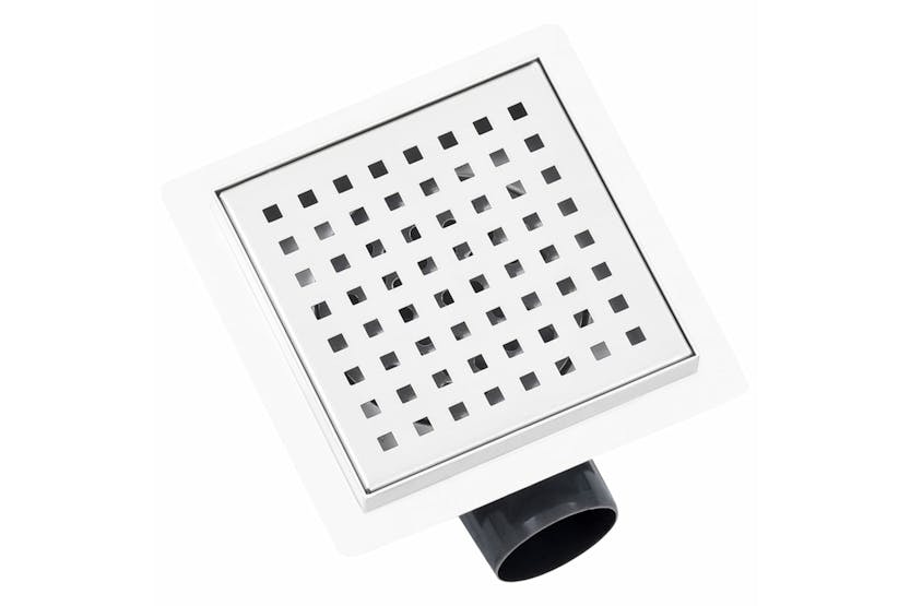vidaXL 145997 Shower Drain 15x15cm Stainless Steel vidaXL 145997 Shower Drain 15x15cm Stainless Steel