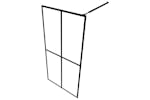 vidaXL 145692 Walk-in Shower Screen Frosted Tempered Glass 118x190cm vidaXL 145692 Walk-in Shower Screen Frosted Tempered Glass 118x190cm