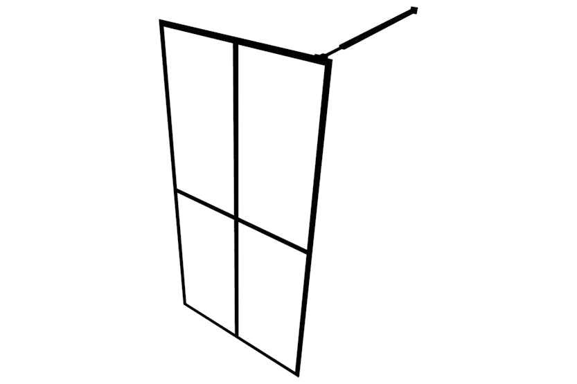 vidaXL 145692 Walk-in Shower Screen Frosted Tempered Glass 118x190cm vidaXL 145692 Walk-in Shower Screen Frosted Tempered Glass 118x190cm