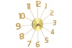 vidaXL 283858 Wall Clock Metal 50cm Golden vidaXL 283858 Wall Clock Metal 50cm Golden