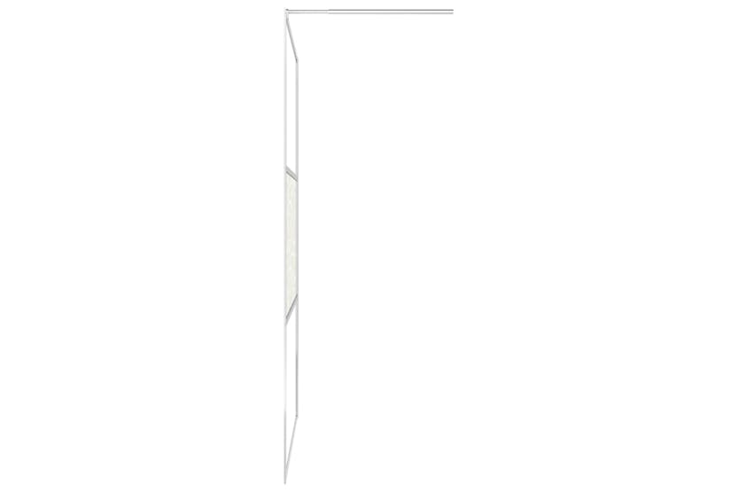 vidaXL 146650 Walk-in Shower Wall Esg Glass With Stone Design 80x195cm vidaXL 146650 Walk-in Shower Wall Esg Glass With Stone Design 80x195cm