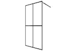 vidaXL 145691 Walk-in Shower Screen Frosted Tempered Glass 100x195cm vidaXL 145691 Walk-in Shower Screen Frosted Tempered Glass 100x195cm