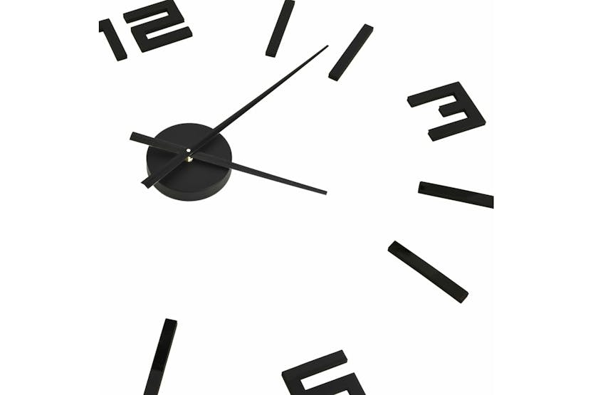 Vidaxl 3d Wall Clock Modern Design Black 100 Cm Xxl Vidaxl 3d Wall Clock Modern Design Black 100 Cm Xxl