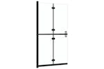 vidaXL 151182 Foldable Walk-in Shower Wall Transparent Esg Glass 90x190cm vidaXL 151182 Foldable Walk-in Shower Wall Transparent Esg Glass 90x190cm