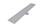 vidaXL 275956 Linear Shower Drain 2 Pcs Line 830x140mm Stainless Steel vidaXL 275956 Linear Shower Drain 2 Pcs Line 830x140mm Stainless Steel