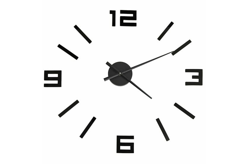 Vidaxl 3d Wall Clock Modern Design Black 100 Cm Xxl Vidaxl 3d Wall Clock Modern Design Black 100 Cm Xxl