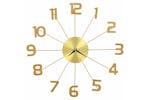 vidaXL 283858 Wall Clock Metal 50cm Golden vidaXL 283858 Wall Clock Metal 50cm Golden