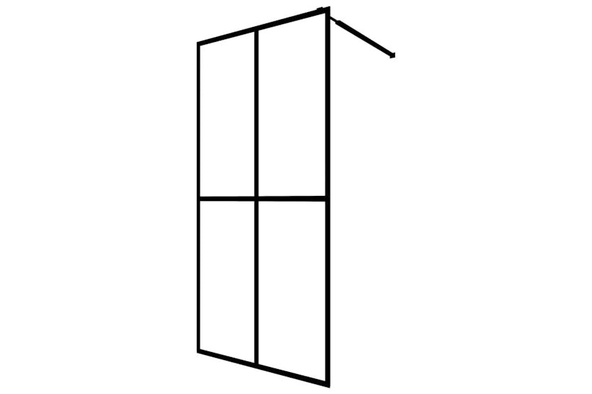 vidaXL 145692 Walk-in Shower Screen Frosted Tempered Glass 118x190cm vidaXL 145692 Walk-in Shower Screen Frosted Tempered Glass 118x190cm