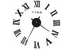 vidaXL 325159 3d Wall Clock Modern Design Black 100cm Xxl vidaXL 325159 3d Wall Clock Modern Design Black 100cm Xxl