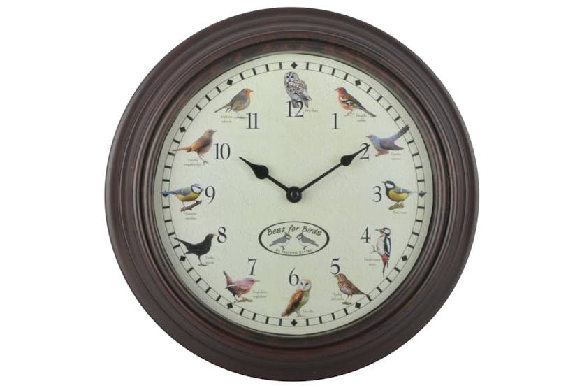 Esschert Design 428846 Clock With Birdsounds Esschert Design 428846 Clock With Birdsounds
