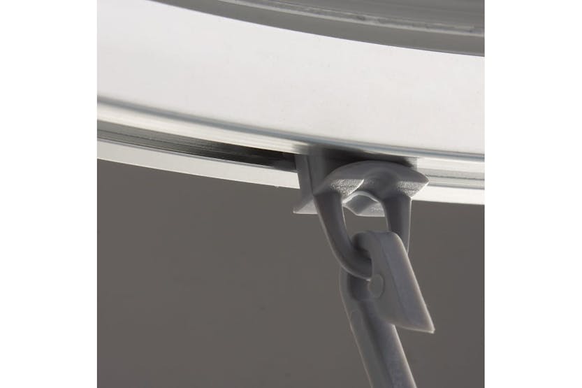 Ridder 421543 Universal Corner Shower Curtain Rail With Hooks Chrome 52500 Ridder 421543 Universal Corner Shower Curtain Rail With Hooks Chrome 52500