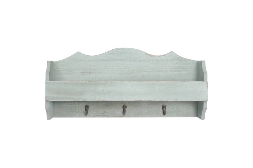 vidaXL 284232 Wall Mounted Coat Rack Green 50x10x23cm Wood vidaXL 284232 Wall Mounted Coat Rack Green 50x10x23cm Wood