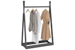 vidaXL 824985 Clothes Rack Grey 100x45x150cm Solid Wood Pine vidaXL 824985 Clothes Rack Grey 100x45x150cm Solid Wood Pine