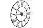 vidaXL 50644 Vintage Wall Clock With Quartz Movement Metal 80cm Xxl vidaXL 50644 Vintage Wall Clock With Quartz Movement Metal 80cm Xxl