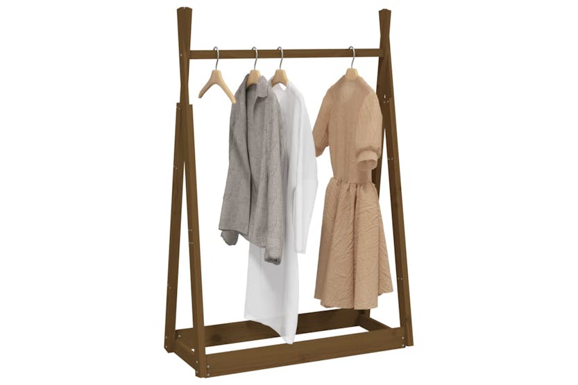 vidaXL 824986 Clothes Rack Honey Brown 100x45x150cm Solid Wood Pine vidaXL 824986 Clothes Rack Honey Brown 100x45x150cm Solid Wood Pine