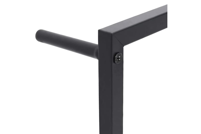 vidaXL 336120 Towel Rack Black 60x10x116cm Steel vidaXL 336120 Towel Rack Black 60x10x116cm Steel