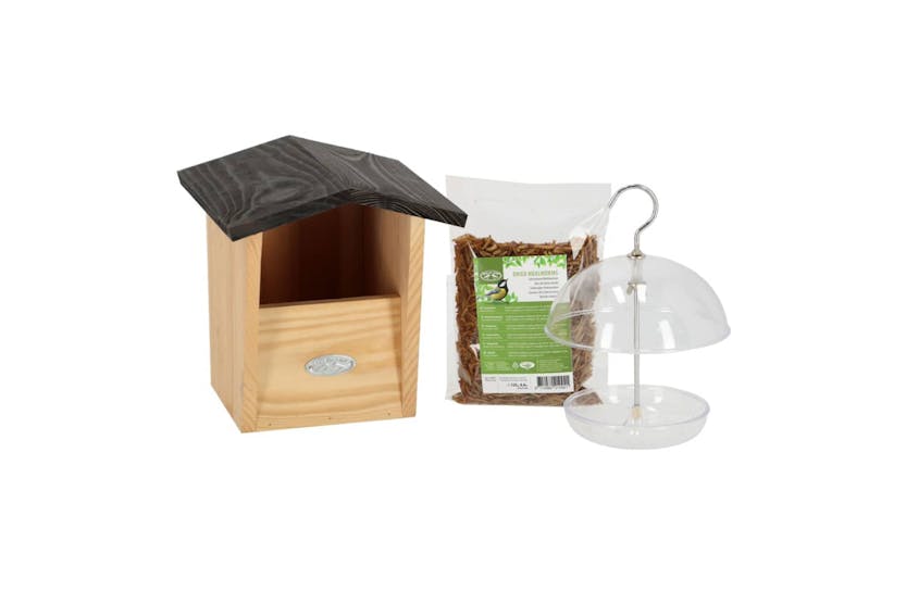 Esschert Design 444900 Complete Robin Bird Feeder Set Esschert Design 444900 Complete Robin Bird Feeder Set