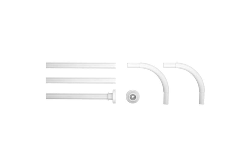 Sealskin 426411 Shower Curtain Rod White Sealskin 426411 Shower Curtain Rod White
