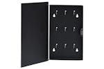Vidaxl Key Box With Magnetic Board Black 30x20x5.5 Cm Vidaxl Key Box With Magnetic Board Black 30x20x5.5 Cm