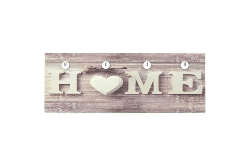 vidaXL 322284 Wall Mounted Coat Rack 80x30cm Tempered Glass Home vidaXL 322284 Wall Mounted Coat Rack 80x30cm Tempered Glass Home