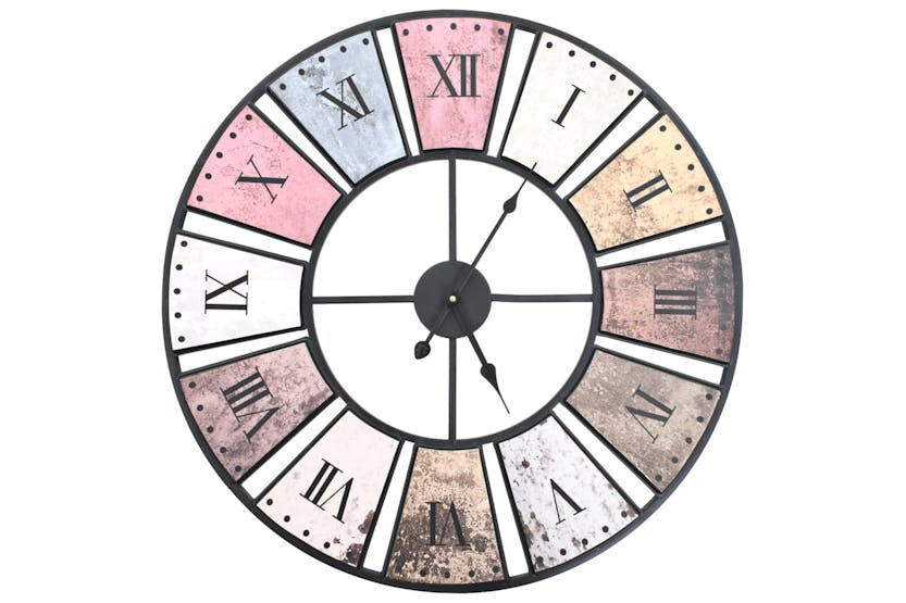 vidaXL 50647 Vintage Wall Clock With Quartz Movement 60cm Xxl vidaXL 50647 Vintage Wall Clock With Quartz Movement 60cm Xxl
